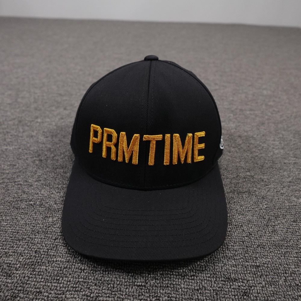 G/FORE Hat Cap Snap Back Mens One Size Black PRM TIME 110 Flexfit Baseball Golf
